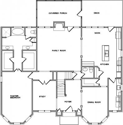 Home Plan - Main Level