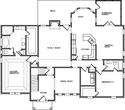 Home Plan - Main Level