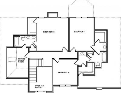 Home Plan - Second Level