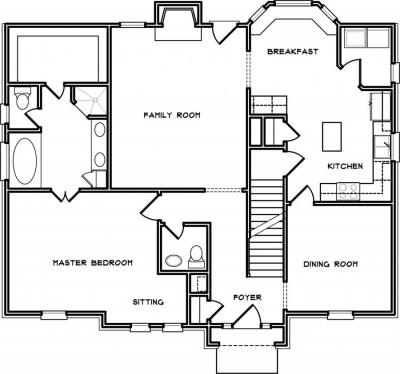 Home Plan - Main Level