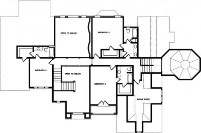 Home Plan - Second Level