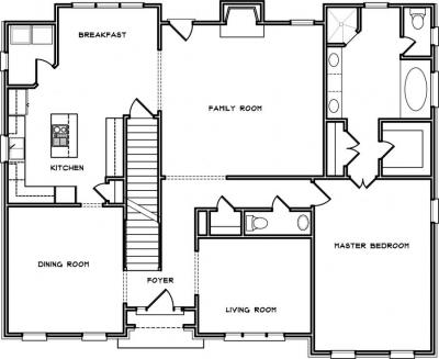 Home Plan - Main Level