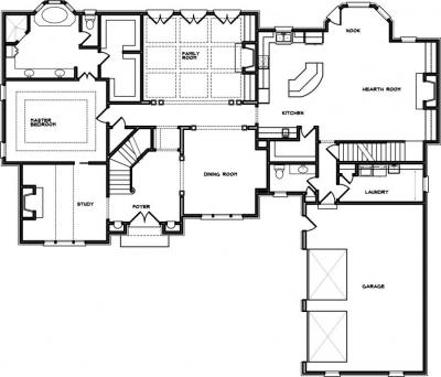Home Plan - Main Level