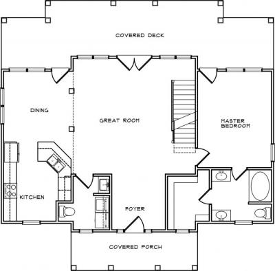 Home Plan - Main Level