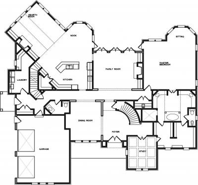 Home Plan - Main Level