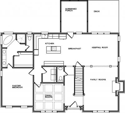 Home Plan - Main Level