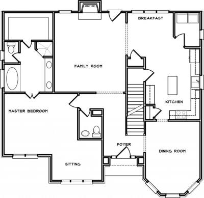 Home Plan - Main Level