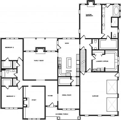 Home Plan - Main Level