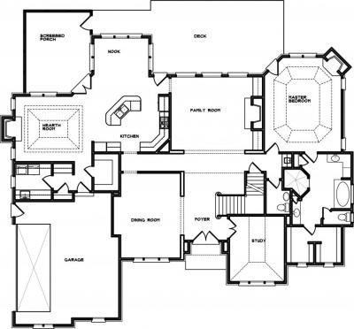 Home Plan - Main Level