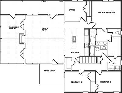 Home Plan - Main Level