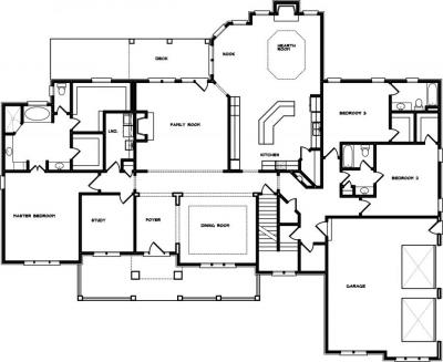 Home Plan - Main Level