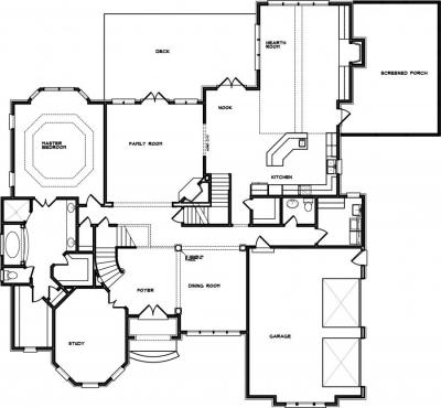 Home Plan - Main Level