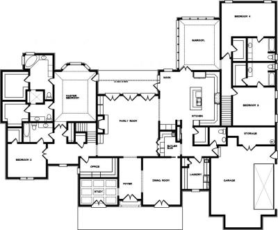 Home Plan - Main Level