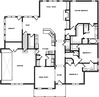 Home Plan - Main Level