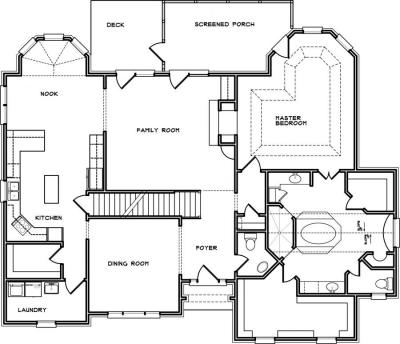 Home Plan - Main Level