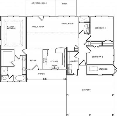 Home Plan - Main Level