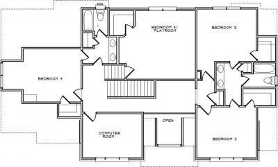 Home Plan - Second Level