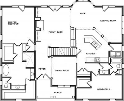 Home Plan - Main Level