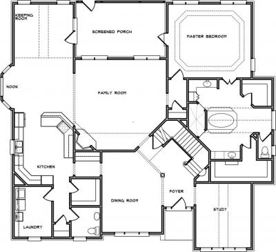 Home Plan - Main Level