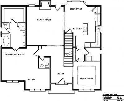 Home Plan - Main Level