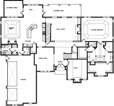 Home Plan - Main Level