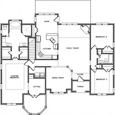 Home Plan - Main Level