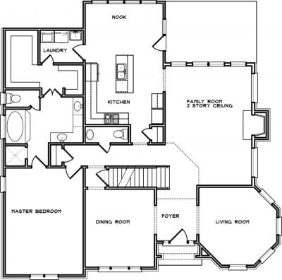 Home Plan - Main Level