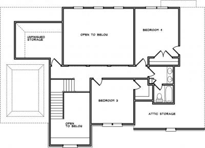 Home Plan - Second Level