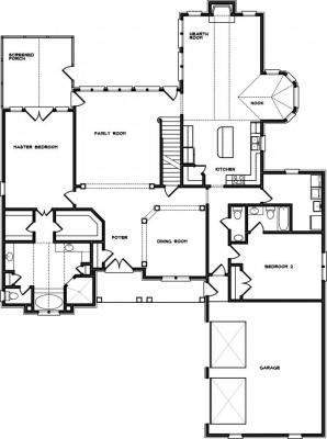 Home Plan - Main Level