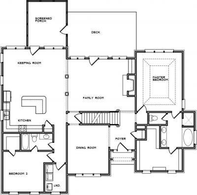 Home Plan - Main Level