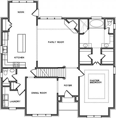 Home Plan - Main Level