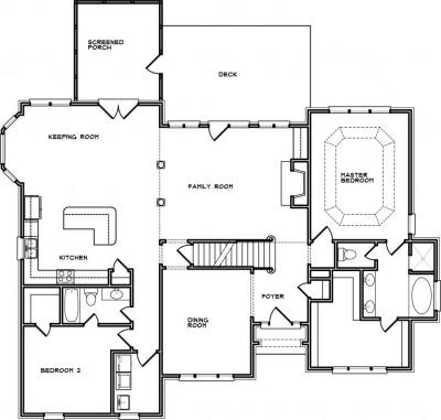 Home Plan - Main Level