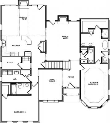 Home Plan - Main Level