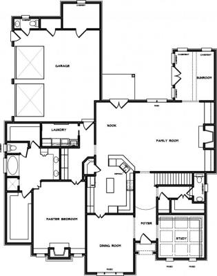 Home Plan - Main Level