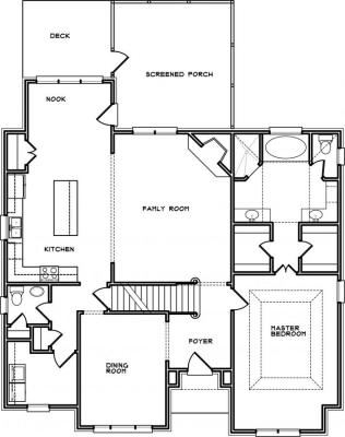 Home Plan - Main Level