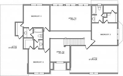 Home Plan - Second Level