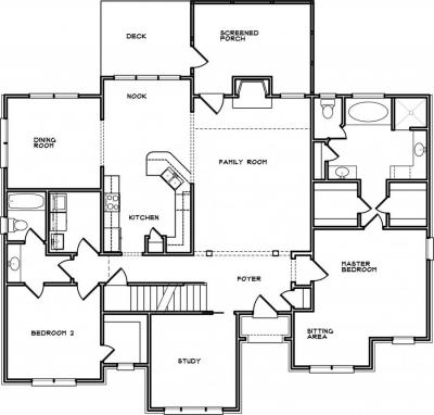 Home Plan - Main Level