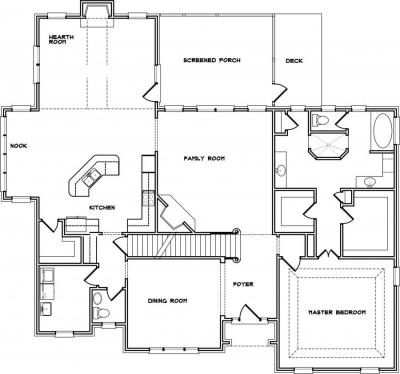 Home Plan - Main Level