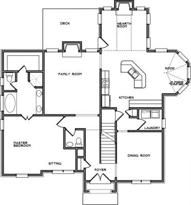 Home Plan - Main Level