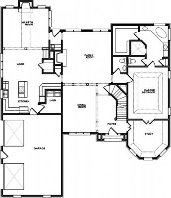 Home Plan - Main Level