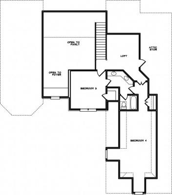 Home Plan - Second Level