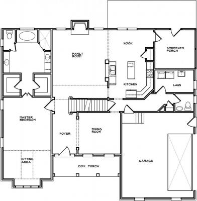 Home Plan - Main Level