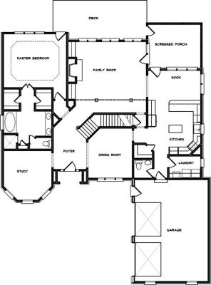 Home Plan - Main Level