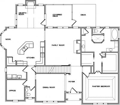 Home Plan - Main Level