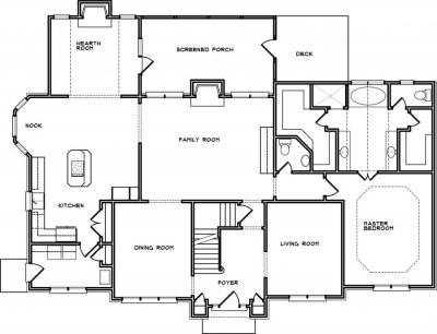 Home Plan - Main Level