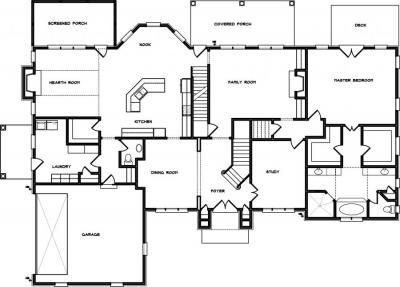 Home Plan - Main Level