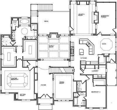 Home Plan - Main Level