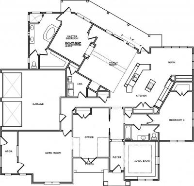 Home Plan - Main Level