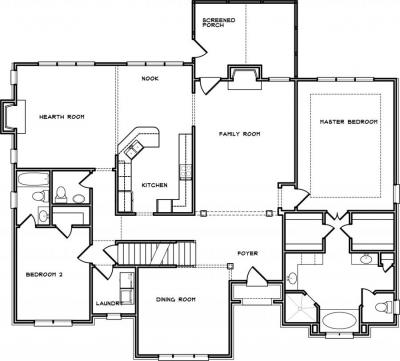 Home Plan - Main Level