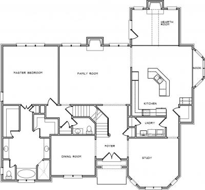 Home Plan - Main Level